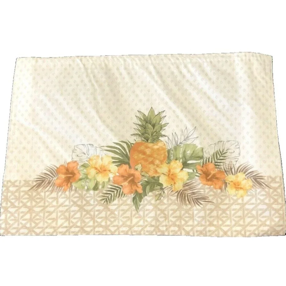 Pineapple Placemats Welcome Indoor Outdoor Beach Summer House Easy Care Set of 4